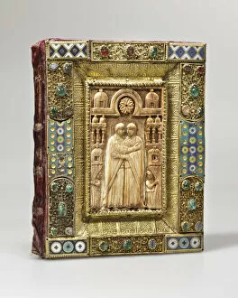 Basilewsky Gallery: Plaque with the Visitation of Mary and Elizabeth, 11th-12th century