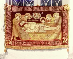 Entombment Prints: Plashchanitsa [shroud with image of Christ]