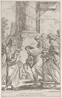Plate 1: the Calling of Saint Matthew, 1678. Creator: Giuseppe Maria Mitelli