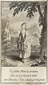 Plate 1 from The Deserter by Sedaine, 1775. Creator: Daniel Berger