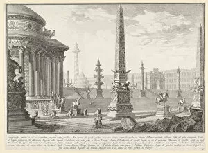 Capitol Gallery: Plate 10: The ancient Capitol ascended by approximately one hundred steps [