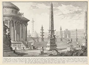 Piranesi Prints: Plate 10: The ancient Capitol ascended by approximately one hundred steps [