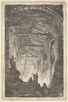 Plate 10: The Ancient Gallery: a large covered gallery, light entering from the bac