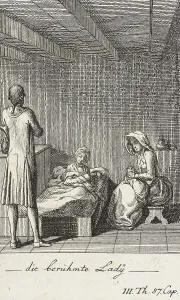 Plate 10 for Thomas Smollett's The Adventures of Peregrine Pickle, 1785. Creator: Daniel Nikolaus Chodowiecki