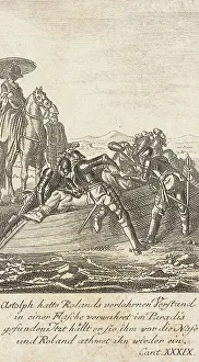 Almanac Prints: Plate 11 for Ariosto's Orlando Furioso