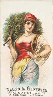 Schumacher And Prints: Plate 11, from the Fans of the Period series (N7) for Allen &amp