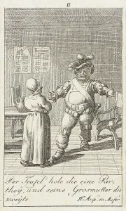 Falstaff Prints: Plate 11 for Shakespeare's Macbeth, 1784. Creator: Daniel Nikolaus Chodowiecki