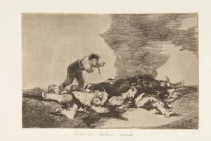 Being Sick Prints: Plate 12 from The Disasters of War (Los Desastres de la Guerra): This