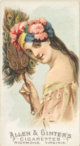 Plate 12, from the Fans of the Period series (N7) for Allen &
