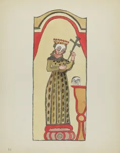 Screenprint Prints: Plate 12: Saint Rita: From Portfolio Spanish Colonial Designs of New Mexico