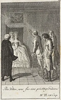 Plate 12 for Thomas Smollett's The Adventures of Peregrine Pickle, 1785. Creator: Daniel Nikolaus Chodowiecki