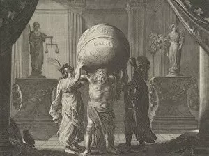Caspar Van Gallery: Plate 13: Allegory on the Discord in France, from Caspar Barlaeus
