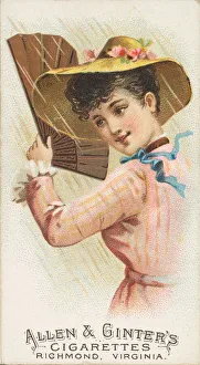 Schumacher And Prints: Plate 13, from the Fans of the Period series (N7) for Allen &amp