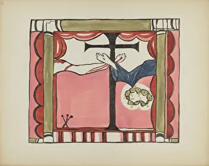 Screenprint Prints: Plate 14: Main Altarpiece, Chimayo: From Portfolio Spanish Colonial Designs of New Mexico