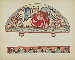 Halo Collection: Plate 15: The Creation (Lunette): From Portfolio 'Spanish Colonial Designs of New Mexico'