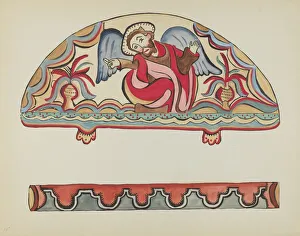 Plate 15: The Creation (Lunette): From Portfolio Spanish Colonial Designs of New Mexico, 1935 / 1942 Creator: Unknown