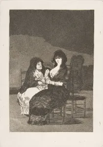 Mantilla Prints: Plate 15 from Los Caprichos : Pretty Advice (Bellos consejos), 1799