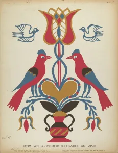 Plate 15: From the Portfolio 'Folk Art of Rural Pennsylvania', c. 1939. Creator: Unknown Plate 15: From the Portfolio 'Folk Art of Rural Pennsylvania', c. 1939. Creator: Unknown