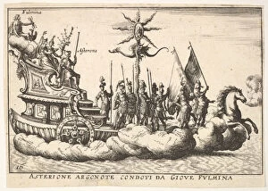 Arno Collection: Plate 16: The Argonaut Asterion led by a young figure of lightning