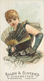 Blonde Collection: Plate 16, from the Fans of the Period series (N7) for Allen &