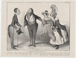 Plate 16: Robert Macaire agent matrimonial, 1838. Creator: Honore Daumier