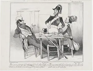 Bertrand Prints: Plate 17: Robert Macaire, 1838. Creator: Honore Daumier