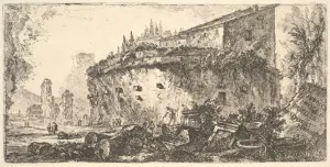 Sepulchral Prints: Plate 18: The Tomb of the Scipios (Sepolcro della famiglia de Scipioni), ca. 1748