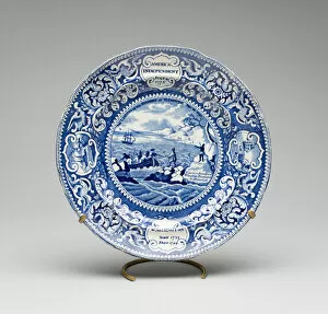 Independence Gallery: Plate, 1825 / 30. Creator: Enoch Wood & Sons