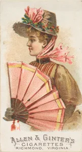 Schumacher And Prints: Plate 19, from the Fans of the Period series (N7) for Allen &amp