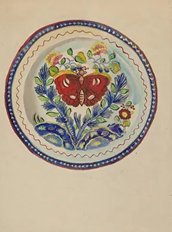 Plate, 1935 / 1942. Creator: Unknown