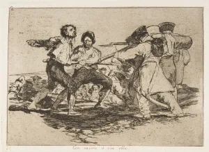 Nineteenth Ce Prints: Plate 2 from The Disasters of War (Los Desastres de la Guerra): Rightl