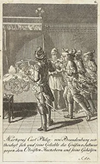 Brandenburg Prints: Plate 2 for History of Brandenburg for 1793, 1792. Creator: Daniel Nikolaus Chodowiecki