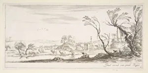 Muse Gallery: Plate 2: a peasant woman removing her shoes in center, another peasant woman and two c