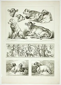 Huet Jean Baptiste I Prints: Plate 20 of 38 from Oeuvres de J. B. Huet, 1796–99. Creator: Jean Baptiste Marie Huet