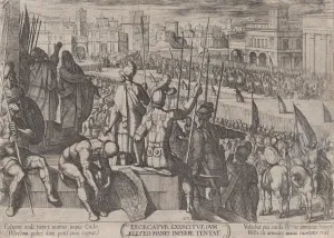 Plate 20: Elisha Bringing the Blinded Syrian Army to the King of Israel, from... ca
