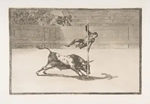 Agility Prints: Plate 20 from the Tauromaquia : The agility and audacity of Juanito Apiñ