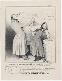 Stocks And Shares Prints: Plate 20: A toutes les personnes qui ont des capitaux a perdre!