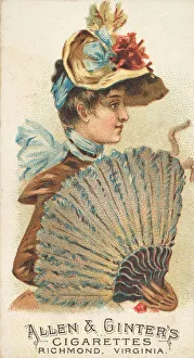 Schumacher And Prints: Plate 21, from the Fans of the Period series (N7) for Allen &amp