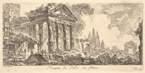 Caesar Collection: Plate 21: Temple of Pola in Istria (Tempio di Pola in Istria), ca. 1748