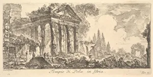 Octavian Prints: Plate 21: Temple of Pola in Istria (Tempio di Pola in Istria), ca. 1748