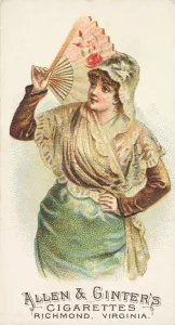 Schumacher And Prints: Plate 22, from the Fans of the Period series (N7) for Allen &amp