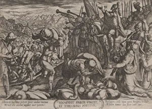 Images Dated 28th October 2020: Plate 22: Josaphat Thanking God for His Victory, from The Battles of the Old... ca