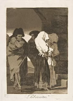 Prostitute Collection: Plate 22 from Los Caprichos : Poor little girls! (Pobrecitas!), 1799