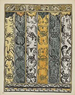 Screenprint Prints: Plate 22: Wall Decoration, Laguna: From Portfolio Spanish Colonial Designs of New Mexico