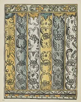 Screenprint Prints: Plate 22: Wall Decoration: From Portfolio Spanish Colonial Designs of New Mexico