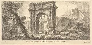 Plate 24: Arch of Pola in Istria near the Gate (Arco di Pola in Istria vicino alla Por