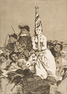 Inquisition Collection: Plate 24 from Los Caprichos : Nothing could be done about It (Nohubo remedio.), 1799