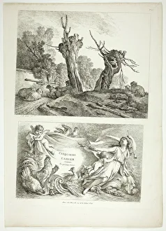 Huet Jean Baptiste I Prints: Plate 25 of 38 from Oeuvres de J. B. Huet, 1796–99. Creator: Jean Baptiste Marie Huet