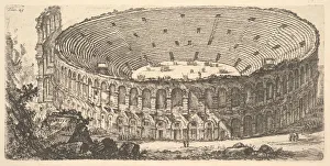 Antichita Romana Prints: Plate 25: Amphitheater of Verona (Anfiteatro di Verona), ca. 1748