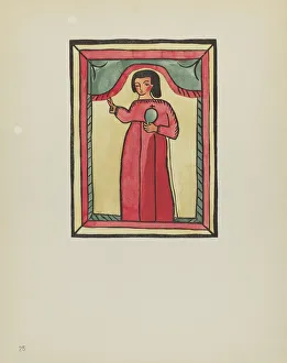 Screenprint Prints: Plate 25: The Lost Child: From Portfolio Spanish Colonial Designs of New Mexico